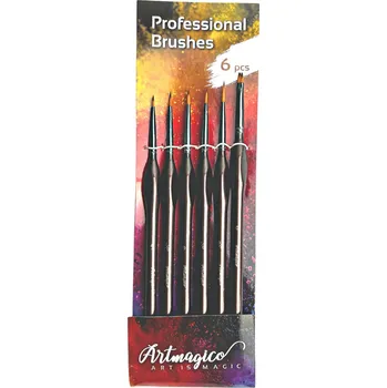 Umělecký štětec Artmagico - sada štětců na detaily 6 ks