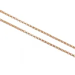 Zlatnictví Helios Zlatý řetízek rose gold Velikost: 44cm, Váha: 3,5g