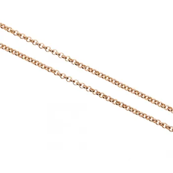 Řetízek Zlatnictví Helios Zlatý řetízek rose gold Velikost: 44cm, Váha: 3,5g