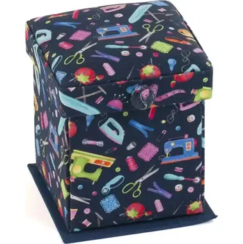 Příslušenství k šicímu stroji Rozkládací šitíčko ve viktoriánském stylu - Krejčovské potřeby (Hexagonal Victorian Sewing Kit Machines)