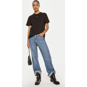 Oblečení a móda Calvin Klein T-Shirt Nano Logo K20K207519 Černá Regular Fit M