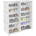 Modulární botník PETRA 88 cm bílý