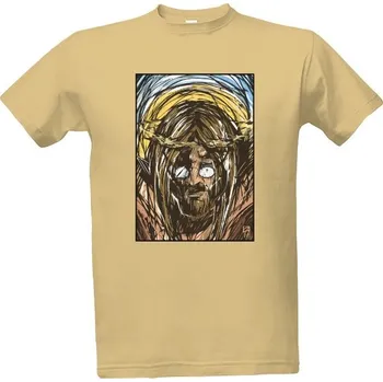 Tričko s potiskem JESUS LENNON pánské
