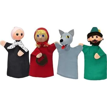 plyšák Moravská ústředna Sada maňásků-Červená Karkulka
