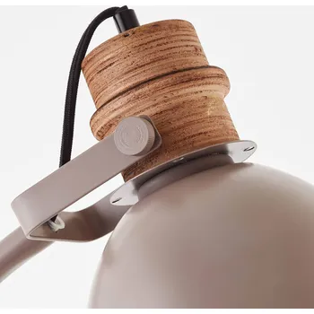 Lampička Brilliant Stojací lampa Erena, otočná hlava, taupe - kabel 150 cm 1 x 40 W - Doprava zdarma