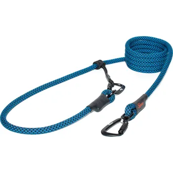 Vodítko pro psa Tamer Lanové vodítko EASYLONG TWIST | Velký pes | modročerné - 044 Délka: 3,5 m