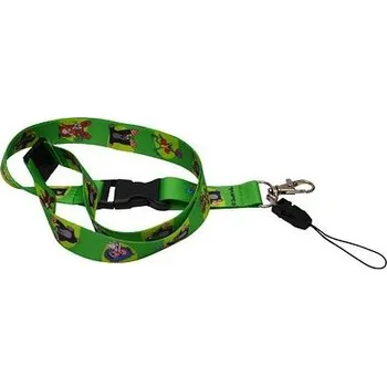 plyšák Šňůrka na krk Krtek, zelená