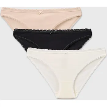 Kalhotky 3PACK Těhotenské klasické kalhotky Naomi bavlněné