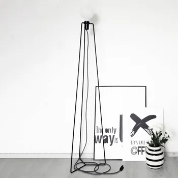 Lampička GRUPA Model M3 LED stojací lampa černá kabel černá černá, opálová, černá 1 x 4 W LED - Doprava zdarma