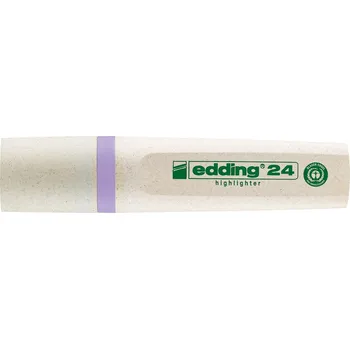 Zvýrazňovač Ekologický zvýrazňovač "24 EcoLine", pastelově fialová, 2-5mm, zkosený hrot, EDDING