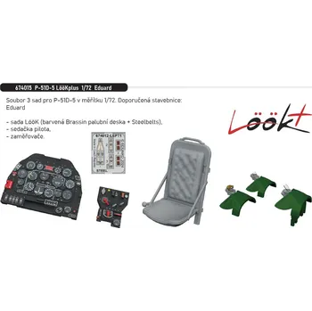 Plastikový model Eduard 1/72 P-51D-5 LööKplus (EDUARD)