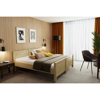 Postel Hotelová postel z masivu Antoaneta TWIN 2x 90x200 cm + rošt ZDARMA