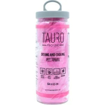Vysoušeč srsti pro zvíře Sušící a chladící ručník TPL 64 x 43 cm růžový