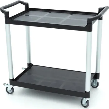 Servírovací stolek Maxima Servírovací vozík - 2 plastové police - 103 x 50,5 cm