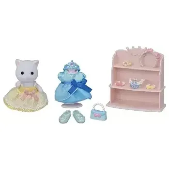 Sylvanian Families Šaty a ozdoby pro princezny s kotětem