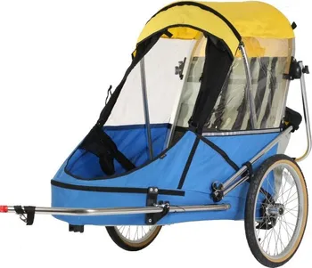 vozík za kolo WIKE Special Needs X-Large žlutý/modrý