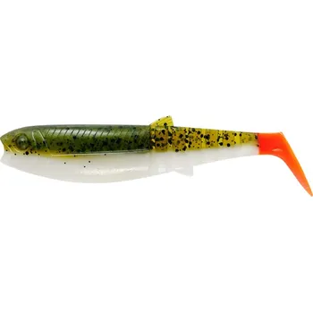 Umělá nástraha SAVAGE GEAR - Umělá nástraha - Cannibal Shad 8cm / 5g - Olive Hot Orange