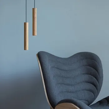 Závěsné světlo UMAGE Chimes, světlý dub - baldachýn - Ø 10 cm, výška 2,7 cm LED - Doprava zdarma