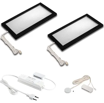 Lampička Hera LED podhledové světlo Sky Dimmer 2er 4 000K černá černé LED 2 x 6 W celkem - Doprava zdarma