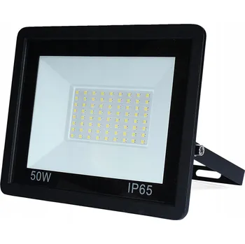 HALOGENOVÝ REFLEKTOR BEZ SENZORU ČERNÝ 50W STUDENÁ BÍLÁ