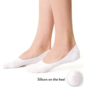 Dámské ponožky Bílé dámské krátké ponožky Art.058 DJ001, SIZE 35-37 WHITE Velikost: 35/37