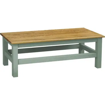 Komoda Masivní lavice PROVENCE olivová Šířka: 120 cm, Barevné provedení: Olivová, Provedení: Borovice - Borovice (horní deska)