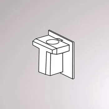 Lampička Molto Luce Koncovka pro 2fázovou kolejnici Volare, černá