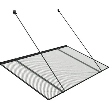 Stříška nad vchodové dveře Vchodová stříška Coburg 1200 x 690 x 740 mm antracit