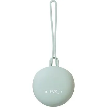 klip na dudlíky Saro Baby Silikonové pouzdro na dudlík Hunter Mint