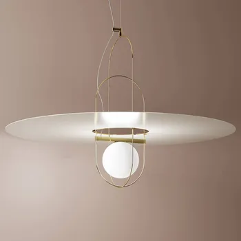 Fontana Arte Setareh závěsné světlo LED bílá-zlato zlatá, bílá LED celkem 17 W - Doprava zdarma