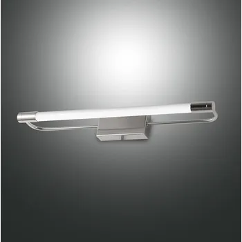 Lampička Fabas Luce LED nástěnné světlo Rapallo, chrom, IP44, 40 cm LED celkem 13 W - Doprava zdarma