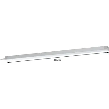 Lampička Prios Esbena LED osvětlení pod skříňku, CCT, 40 cm stříbřitě šedá 1 x 3,2 W LED