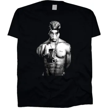 2 Pac Gun Thug Life tričko pánské