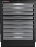 Celokovová dílenská skříňka PROFI s 9-ti šuplíky 680x458x910 mm - TGC1309