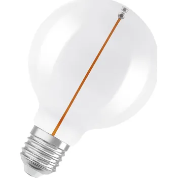 Lampička OSRAM Vintage 1906 LED-Globe G95 E27 2,2W 827 čirá přehledně