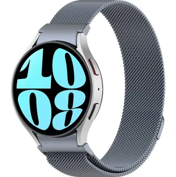 Ostatní příslušenství k chytrým hodinkám VSECHNONAMOBIL 81166 MILANESE Kovový řemínek pro Samsung Galaxy Watch 7 (40mm / 44mm) šedý