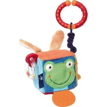 Kostka Blue Linie Baby hračka na zavěšení na autosedačku Sigikid