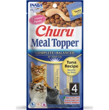Krmivo pro kočku INABA Churu Cat Meal Topper Tuna Recipe 4x14g