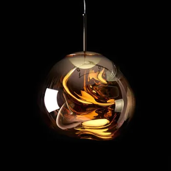 Tom Dixon LED závěsné světlo Melt Mini, Ø 28 cm, zlaté - Délka kabelu 250 cm zlato 1 x 6 W LED - Doprava zdarma