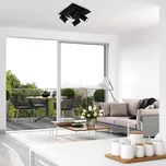 Briloner Stropní svítidlo 2857-045, otočné, 4 zdroje, černá 4 x 40 W - Doprava zdarma