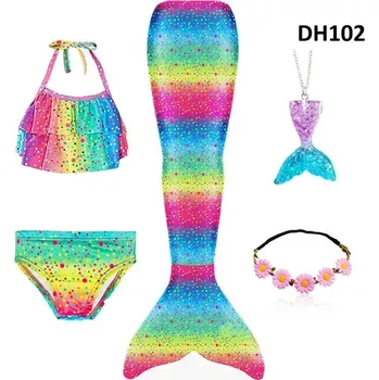 Karnevalový kostým Dětský kostým a plavky - mořská panna ( vel. od 3 do 12 let) Barva: DH102, Velikost: 130 (7-8 let)