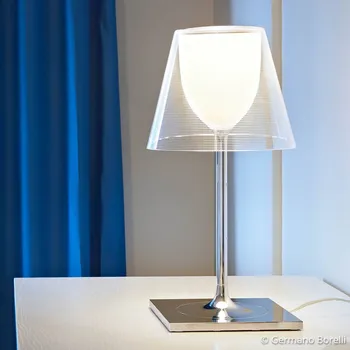 Lampička Stolní lampa FLOS KTribe T1 transparentní - Délka/šířka základny 20,6 cm, výška stínidla 22,2 cm chrom, transparentní 1 x 100 W - Doprava zdarma