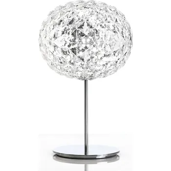 Lampička Kartell Planet LED stolní lampa s nohou, průhledná hliník lesklý, transparentní LED celkem 22 W - Doprava zdarma