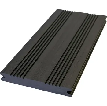 Terasové prkno Terasové prkno WPC Dark Grey French 3D G2 Plné Délka prkna: 3,0 m