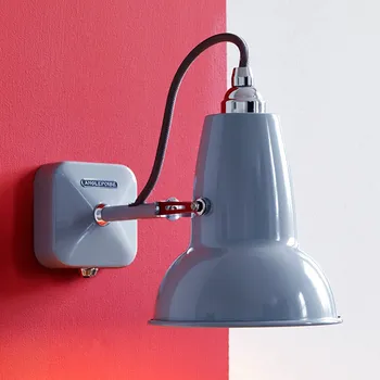 Lampička Anglepoise Original 1227 Mini nástěnné světlo šedá - Ø stínidla 13 cm; úchyt na stěnu - šířka 8 cm, výška 8 cm holubí šedá 1 x 15 W - Doprava zdarma