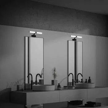 Lampička Briloner LED nástěnné světlo Runt rameno IP44 4 000K černá černá, satinovaná LED celkem 7 W - Doprava zdarma