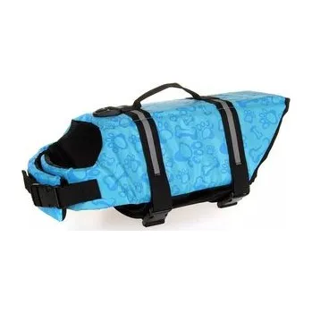 Obleček pro psa Plovací reflexní vesta pro psa Bone / Modrá 2XL