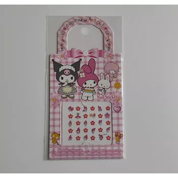 Nálepky na nehty - HELLO KITTY FRIENDS 6 (Značka: TAKARA TOMY)