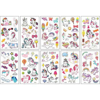 Odstranitelné tetování Dětské dočasné tetování - PONÍCI 4 (Značka: SPADABRAVO)