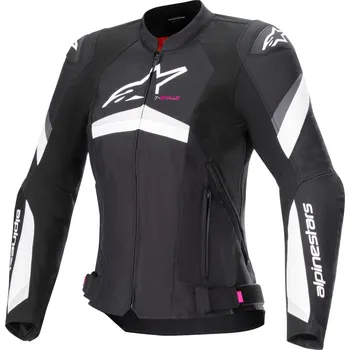 Moto bunda Dámská bunda na motorku Alpinestars Stella T-GP PLUS R 4 černo-bílá M